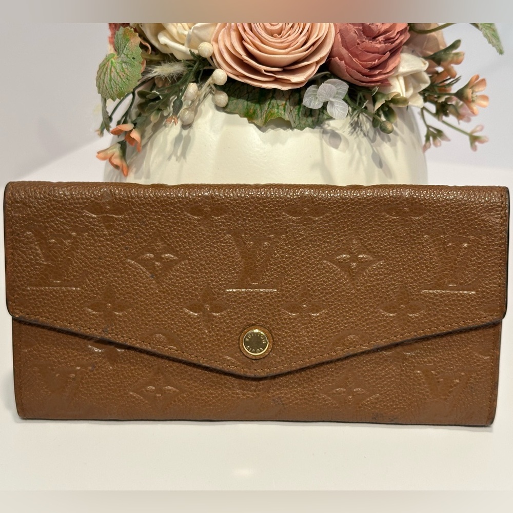 Louis Vuitton Sarah Wallet Empreinte Brown - Picture 2 of 15